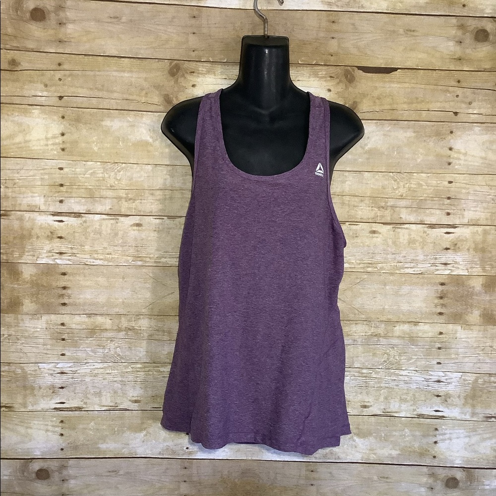 Women’s Reebok Purple racer back tank size large